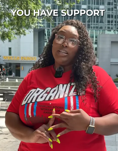 Wells Fargo Workers United member Brittany explains why it's better in a union