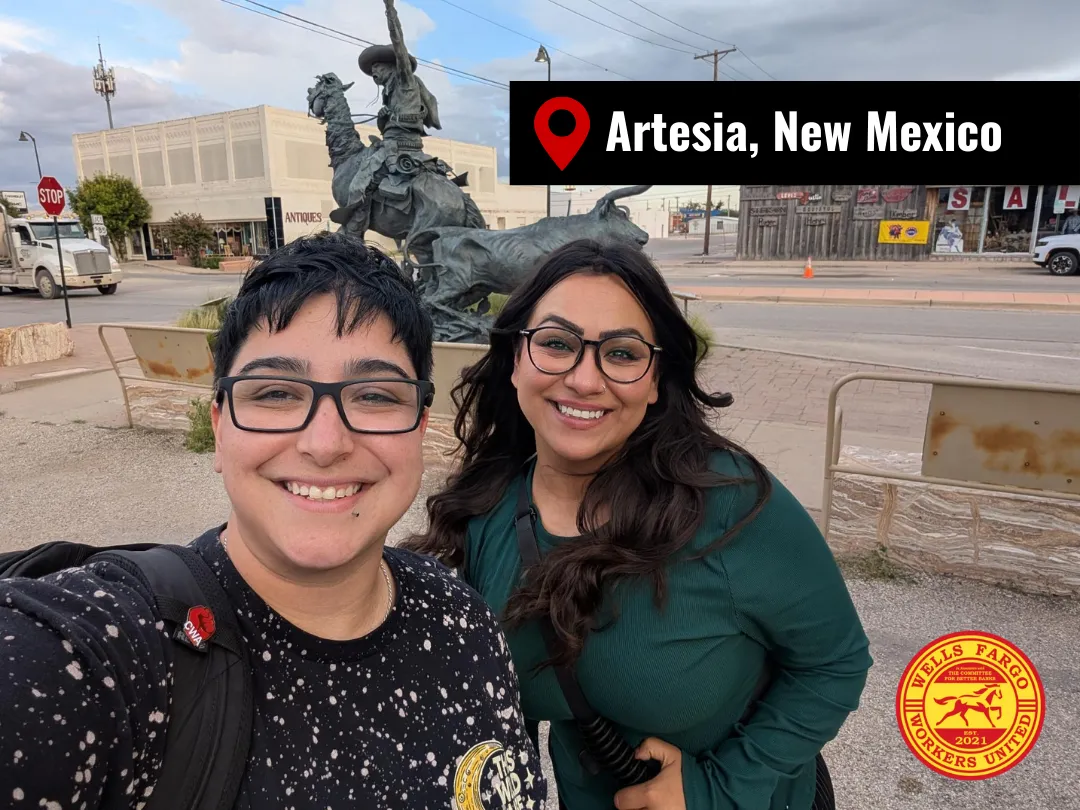 Artesia, New Mexico Wells Fargo branch members