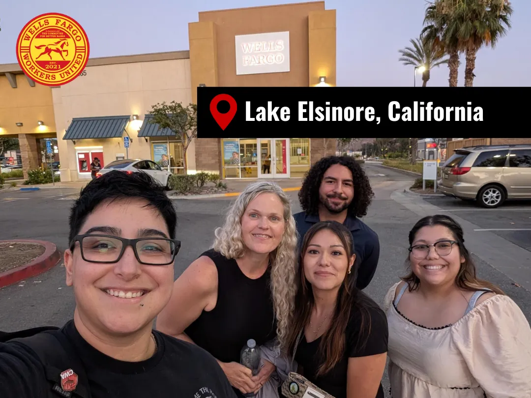Lake Elsinore, California Wells Fargo branch members